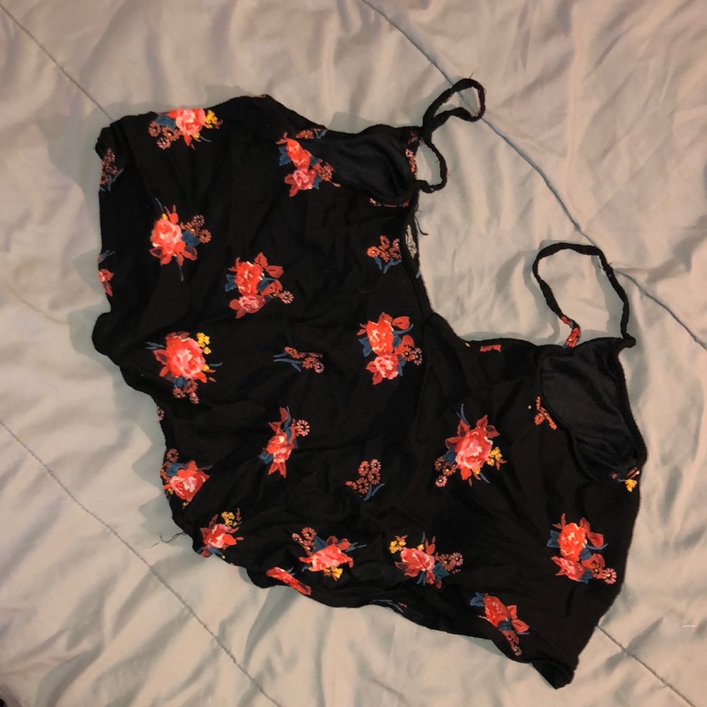 Floral crop top